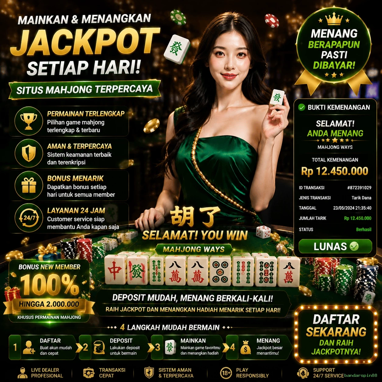 Berbagai Jenis Permainan yang Tersedia di bandarspin88